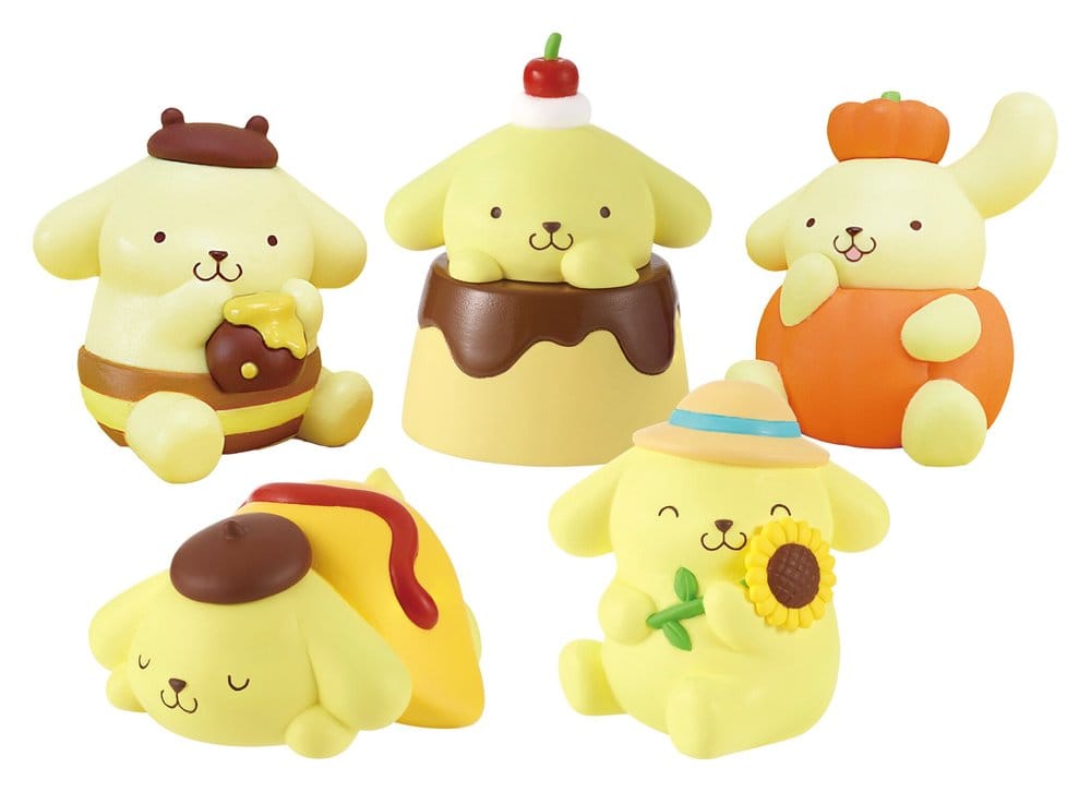 Sanrio Blind Pack assortiment figurines Twinchees Pompompurin My Fav Color 5 cm (24)