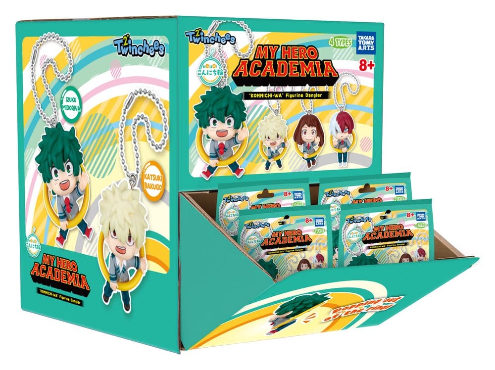 My Hero Academia présentoir porte-clés Danglers Konnichi-wa 3 cm Mystery Capsule (12)