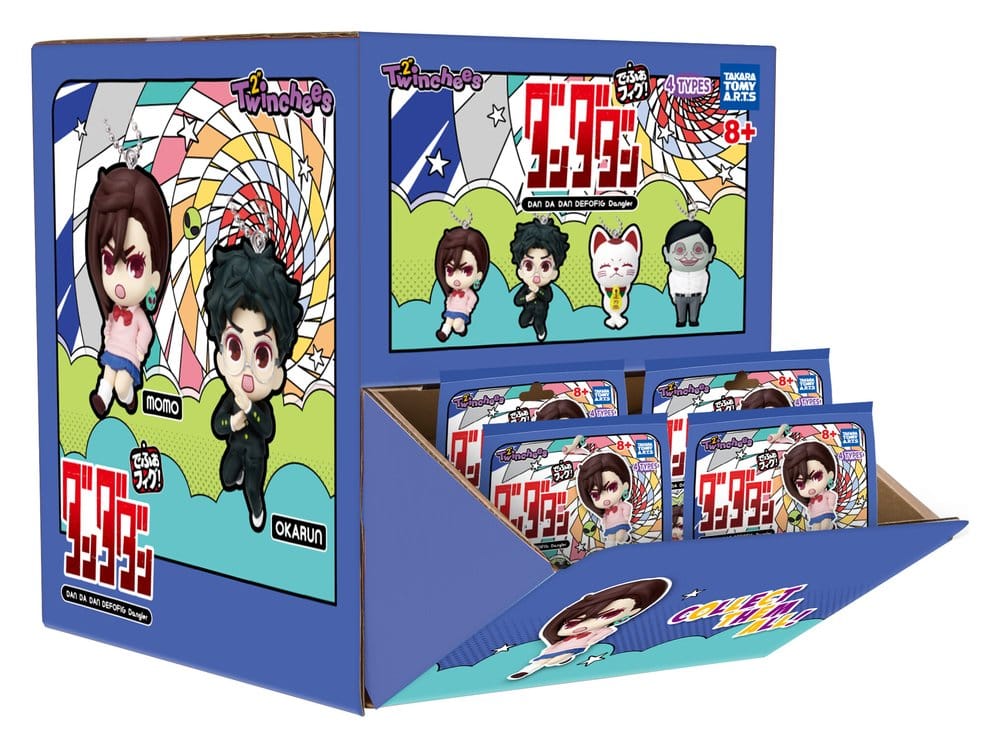 Dandadan Blind Pack assortiment figurines Twinchees Defofig! Dangler 5 cm (24)