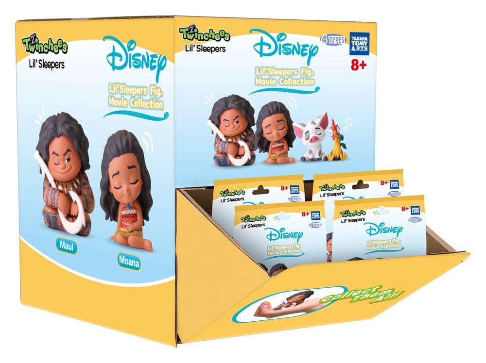 Vaiana Blind Pack assortiment figurines Twinchees Lil' Sleepers 5 cm (24)