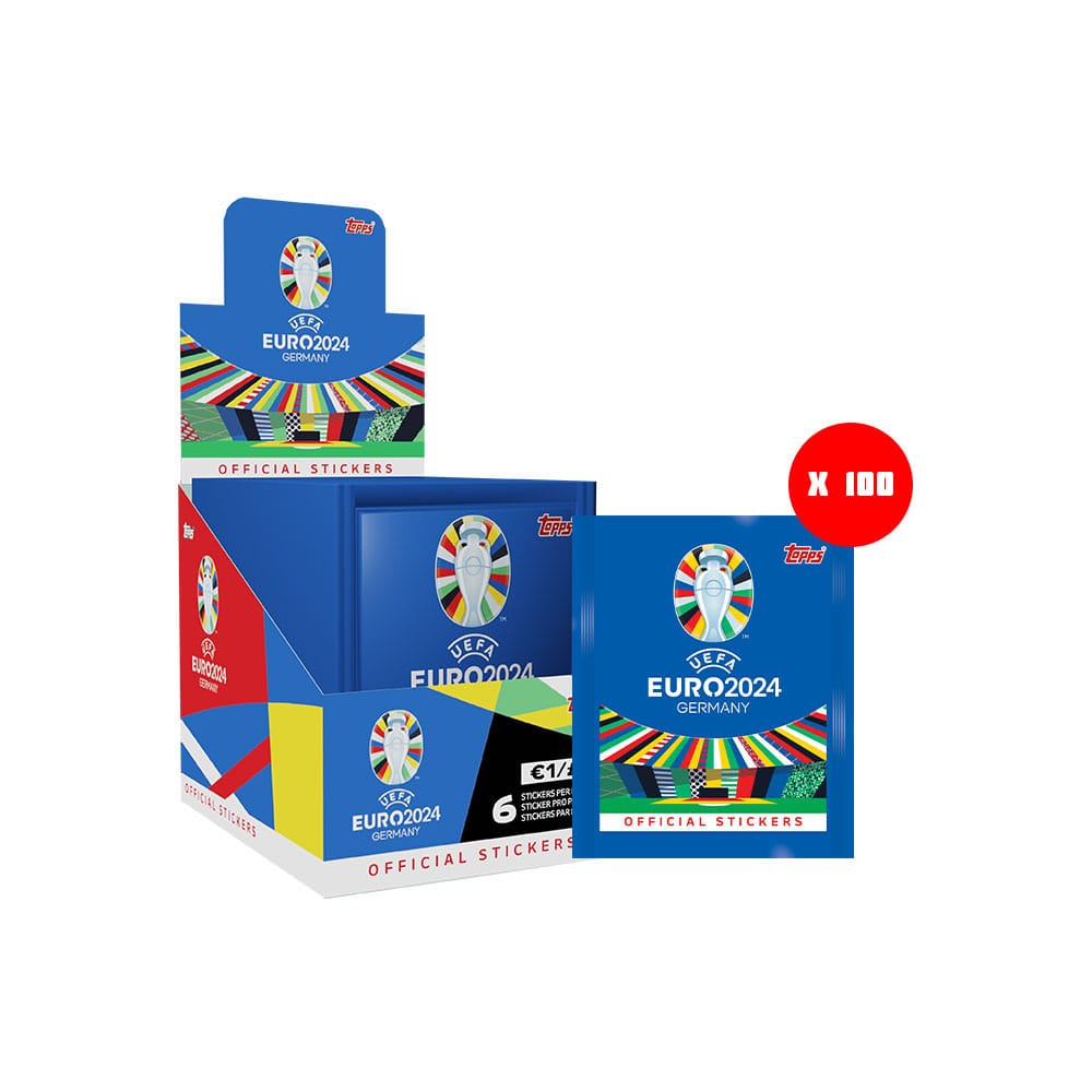 UEFA EURO 2024 Sticker Collection présentoir autocollants (100)