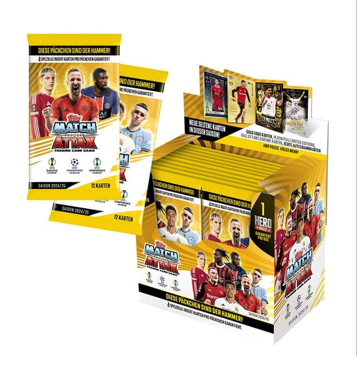 UEFA Club Competitions Match Attax TCG 2024 présentoir boosters (36) *ALLEMAND*