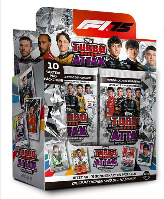 Formule 1 Turbo Attax TCG 2025 présentoir boosters (24)