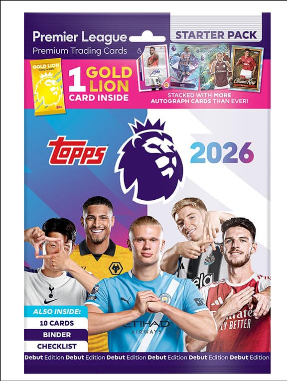 Premier League 2025/26 cartes à collectionner Starter Pack
