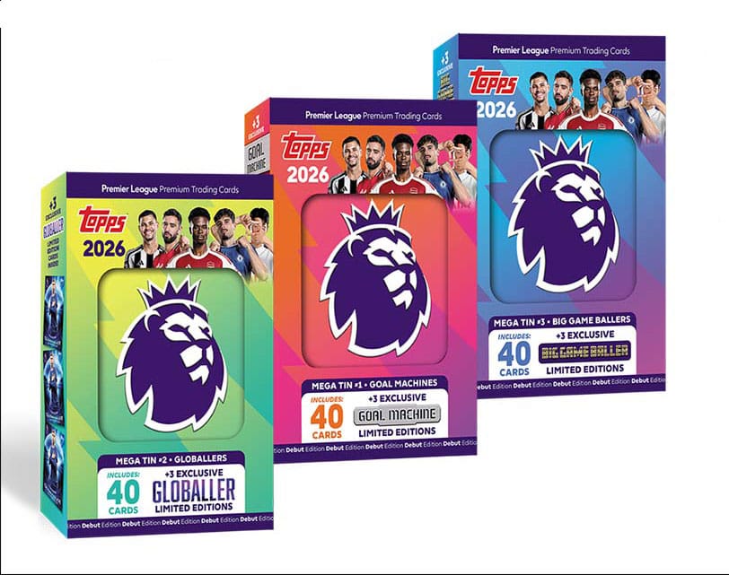 Premier League 2025/26 cartes à collectionner Mega Tin