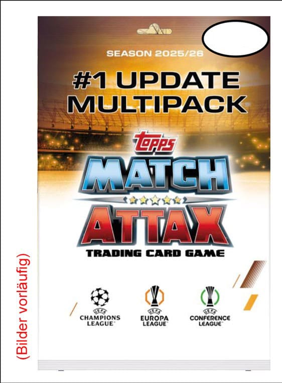 UEFA Champions League Match Attax cartes à collectionner 2025/26 Mega Multipack Update Scream Team *ALLEMAND*