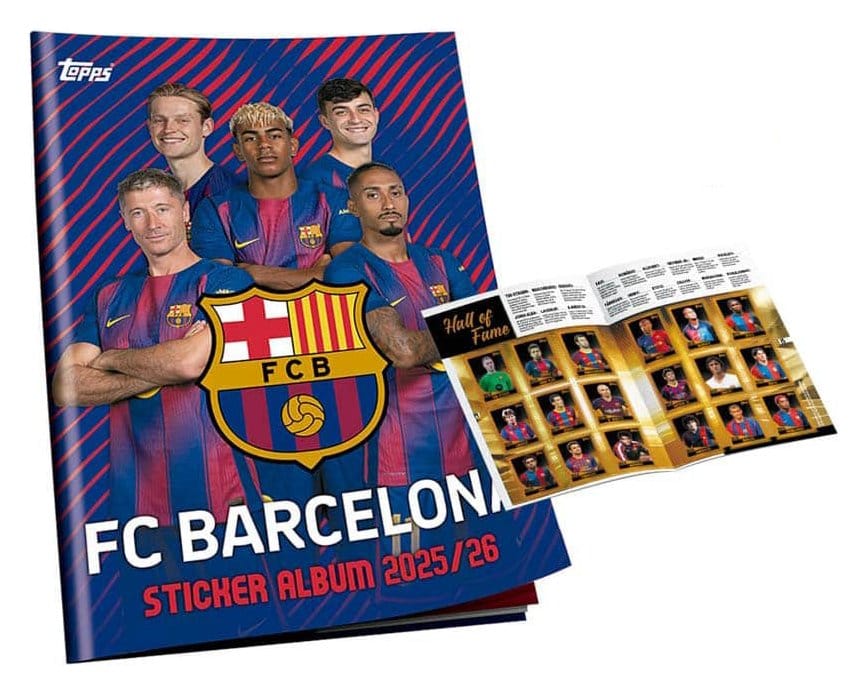 FC Barcelona 2025/26 album pour stickers Set