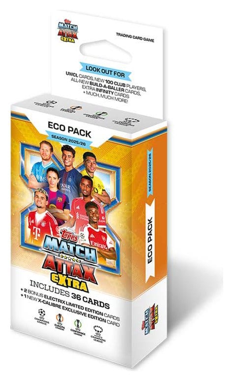 UEFA Champions League Match Attax Extra cartes à collectionner 2025/26 Eco Pack