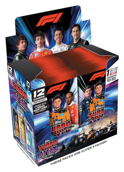 Formule 1 Turbo Attax 2026 cartes à collectionner présentoir (24)