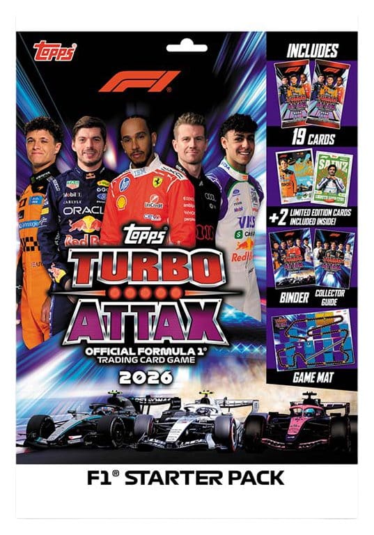 Formule 1 Turbo Attax 2026 cartes à collectionner Starter Set