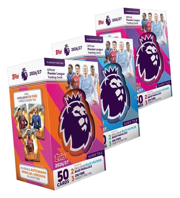 Premier League 2026/2027 Cartes à Collectionner Super Tin