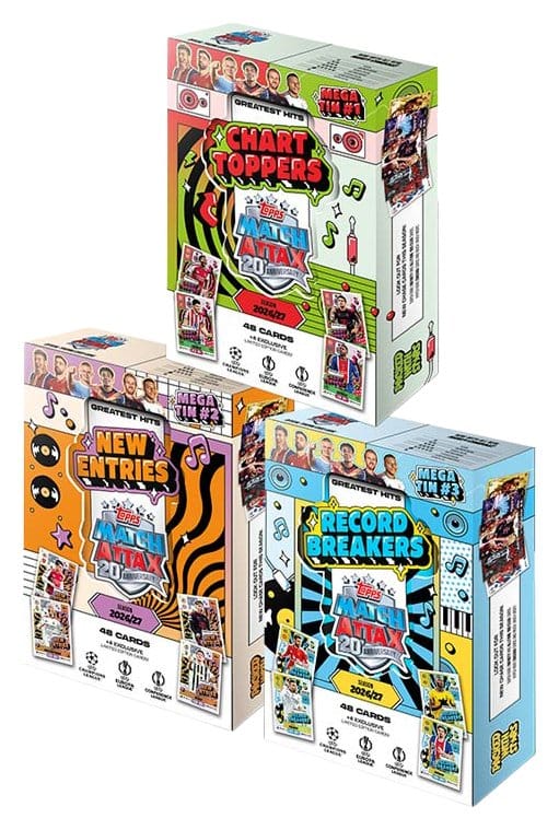 UEFA Club Competition Match Attax 2026/27 cartes à collectionner Greatest Hits Mega Tin