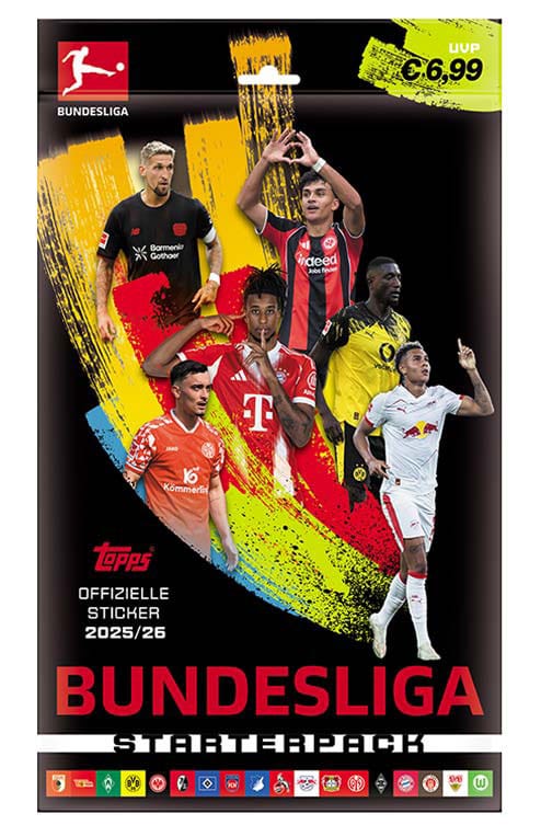 Championnat d'Allemagne de football stickers 2025/26 Starter Pack *ALLEMAND*