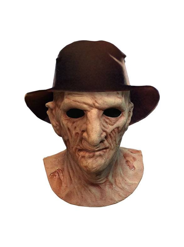 La Revanche de Freddymasque latex Deluxe avec chapeau Freddy Krueger