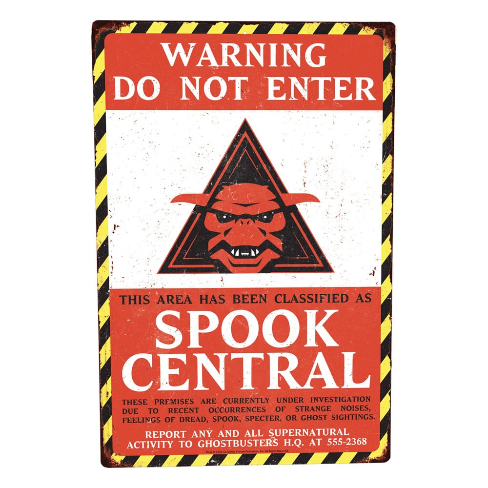 Ghostbusters panneau métal Spook Central