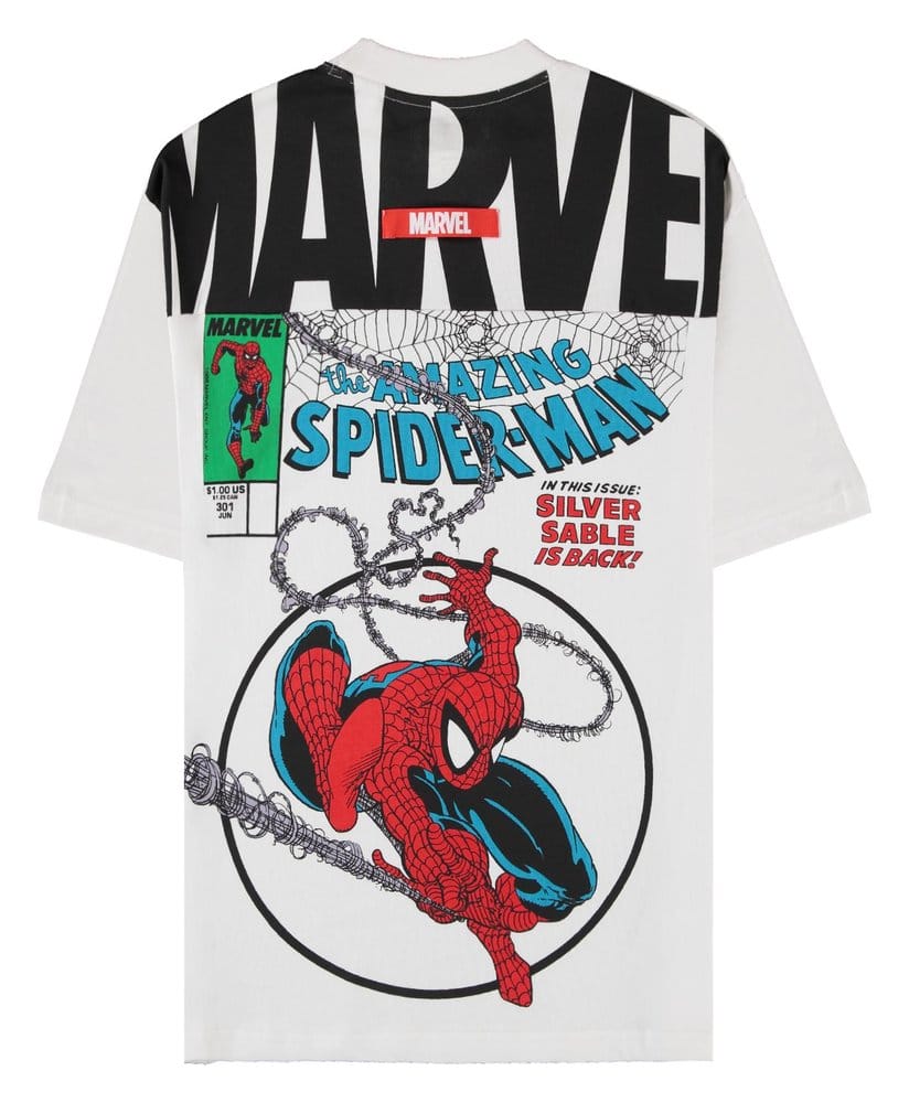 Marvel T-Shirt Spider Man Split Comic  (L)