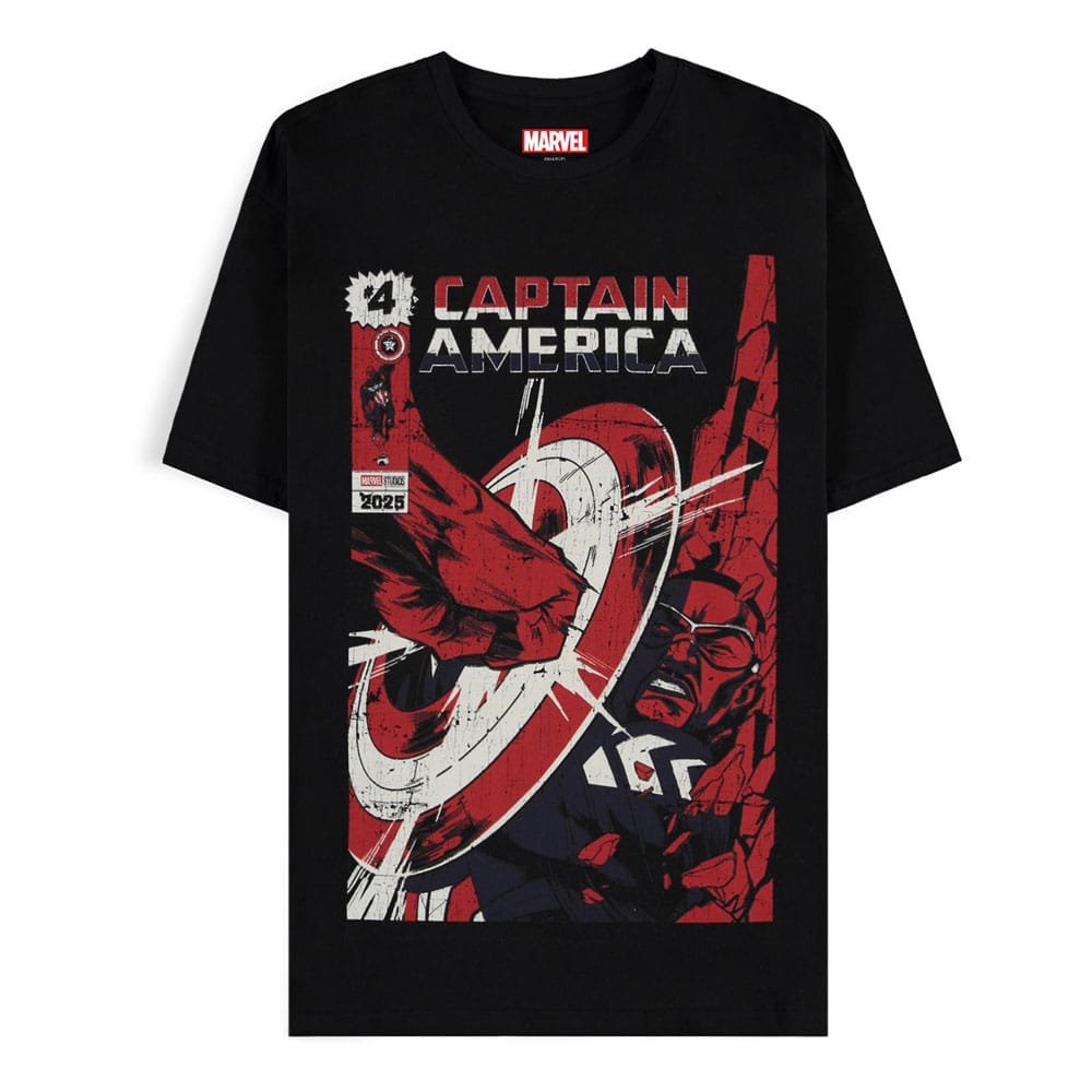Captain America Brave New World T-Shirt Retro (S)