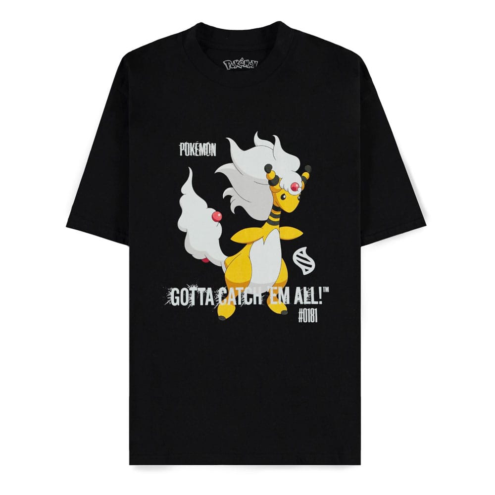 Pokémon T-Shirt Mega Evolutions Mega Pharamp Gotta Catch Em All (M)