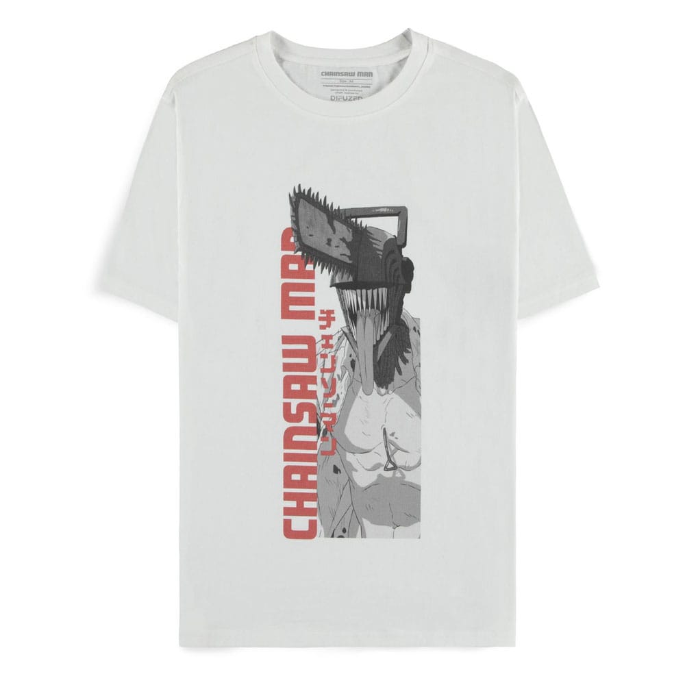 Chainsaw Man T-Shirt Chainsaw Man White (L)