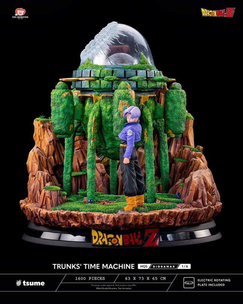 Dragon Ball Z figurine 1/6 HQS Dioramax Trunks' Time Machine