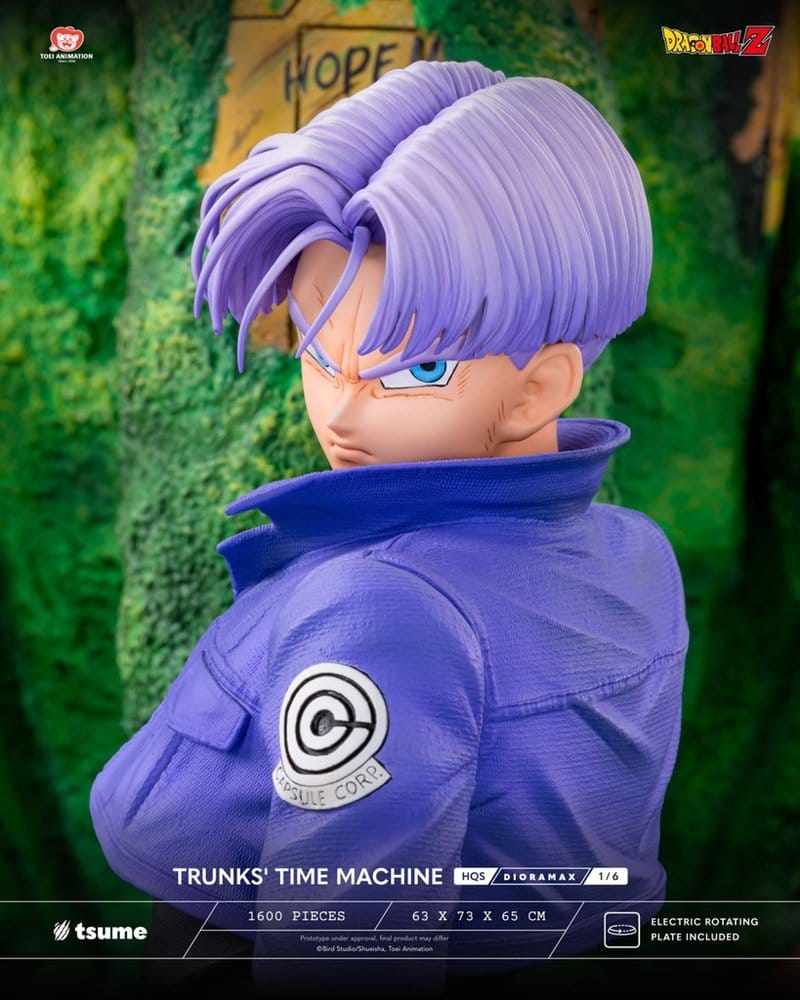 Dragon Ball Z figurine 1/6 HQS Dioramax Trunks' Time Machine