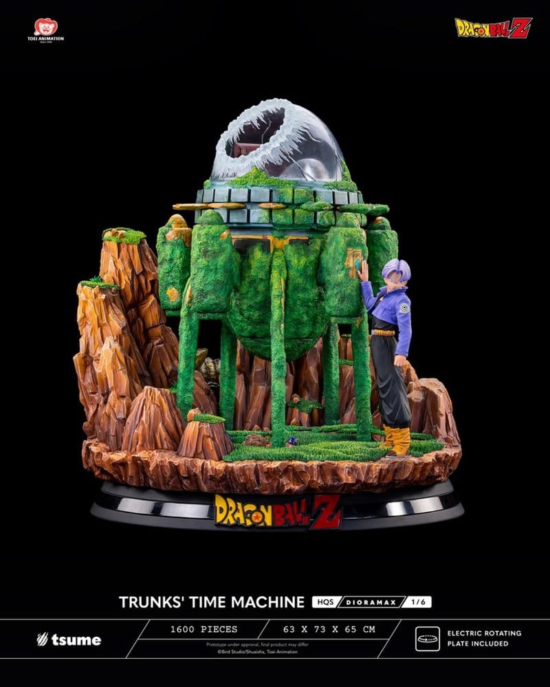 Dragon Ball Z figurine 1/6 HQS Dioramax Trunks' Time Machine
