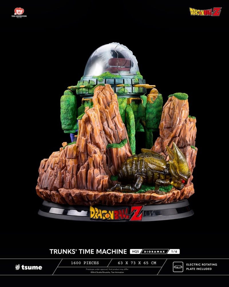 Dragon Ball Z figurine 1/6 HQS Dioramax Trunks' Time Machine