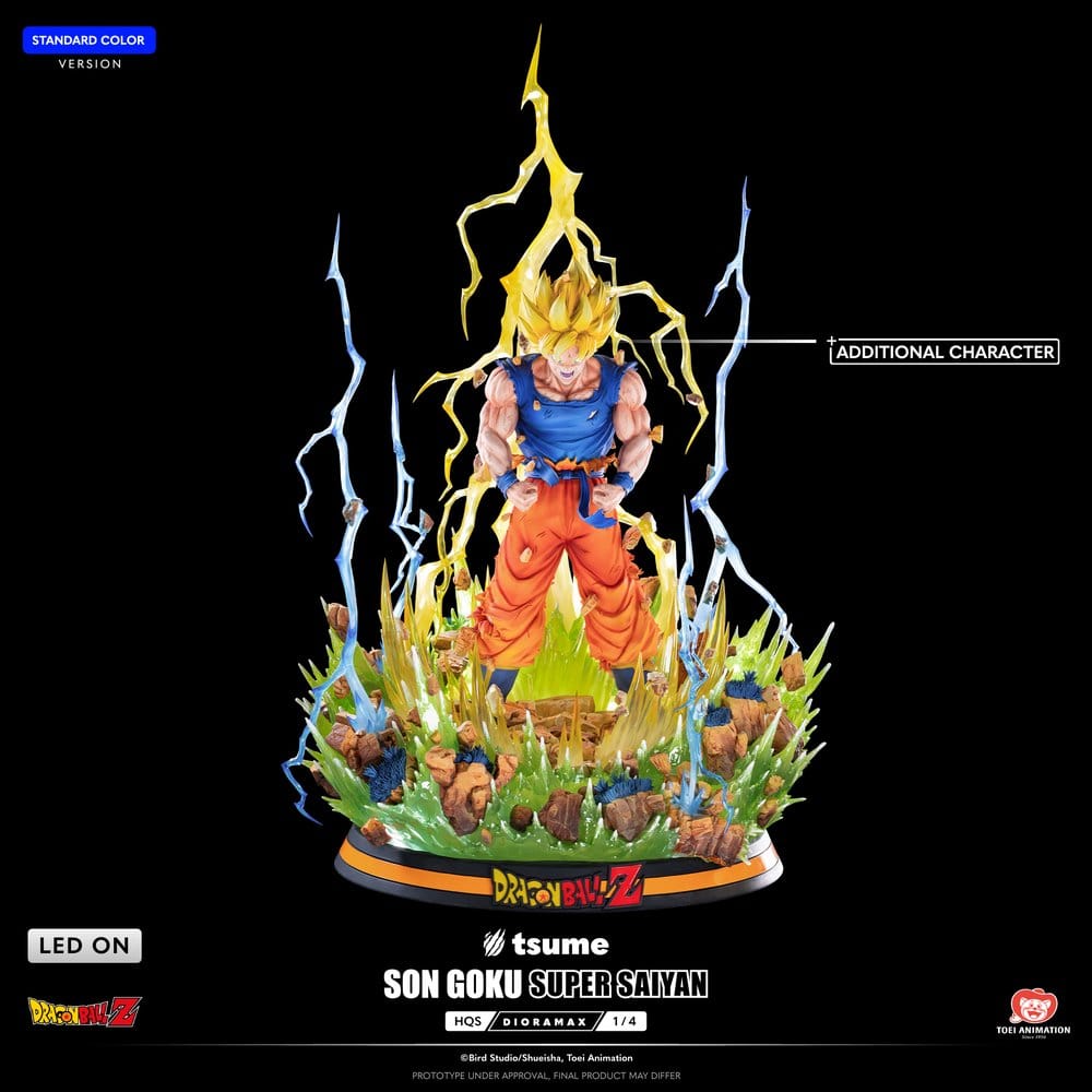 Dragon Ball Z figurine 1/4 HQS Dioramax Son Goku Super Saiyan 51 cm