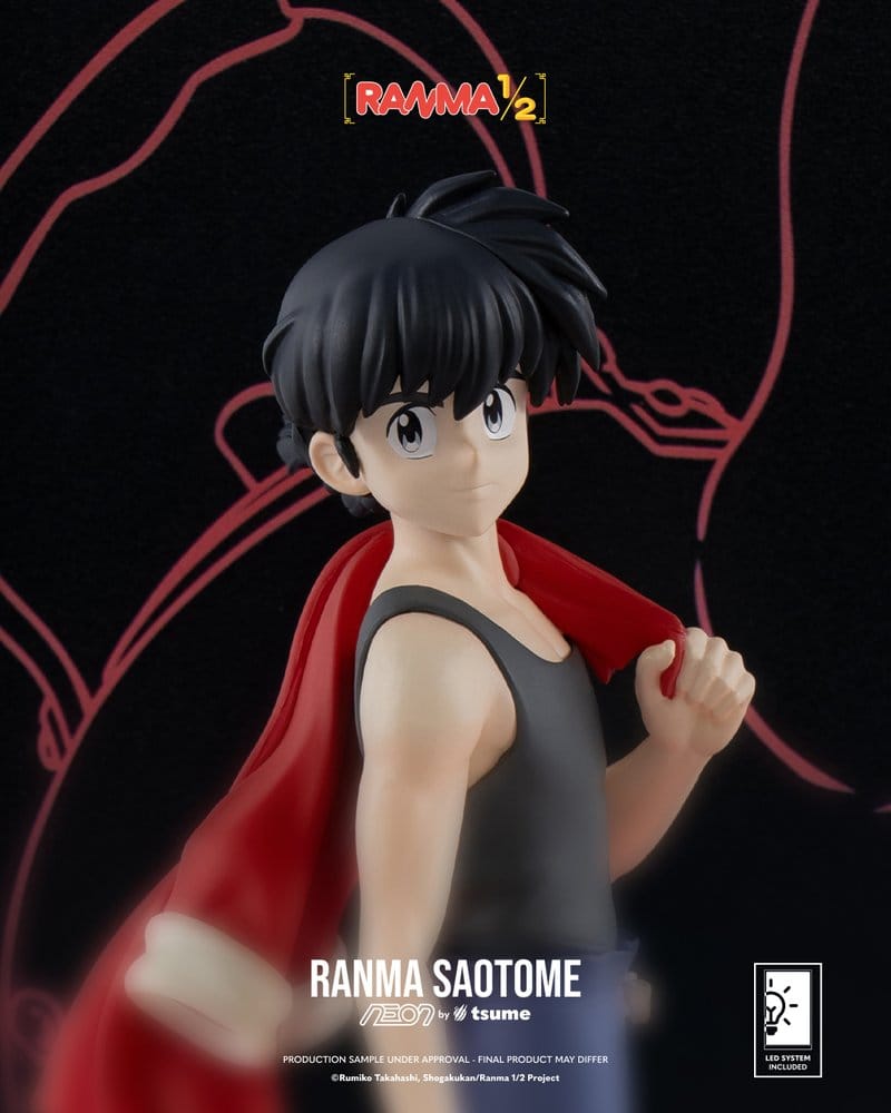 Ranma figurine 1/9 Neon Ranma Saotome Boy 20 cm
