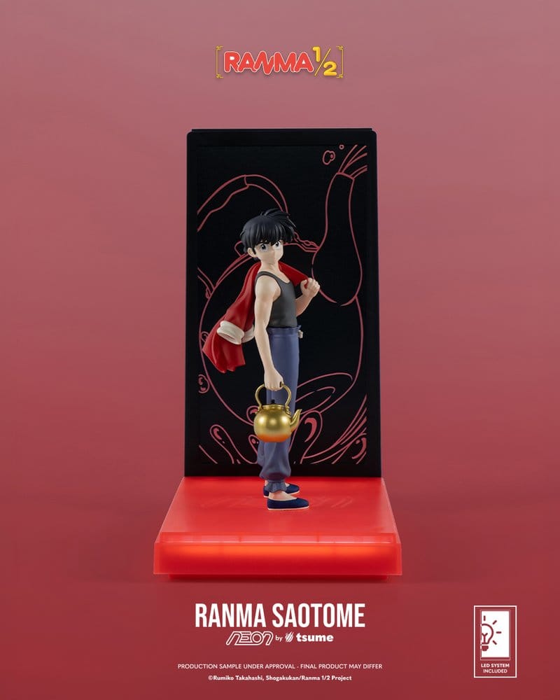 Ranma figurine 1/9 Neon Ranma Saotome Boy 20 cm
