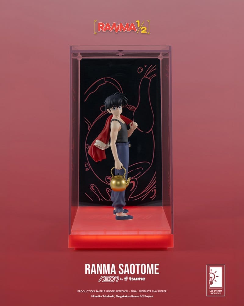 Ranma figurine 1/9 Neon Ranma Saotome Boy 20 cm