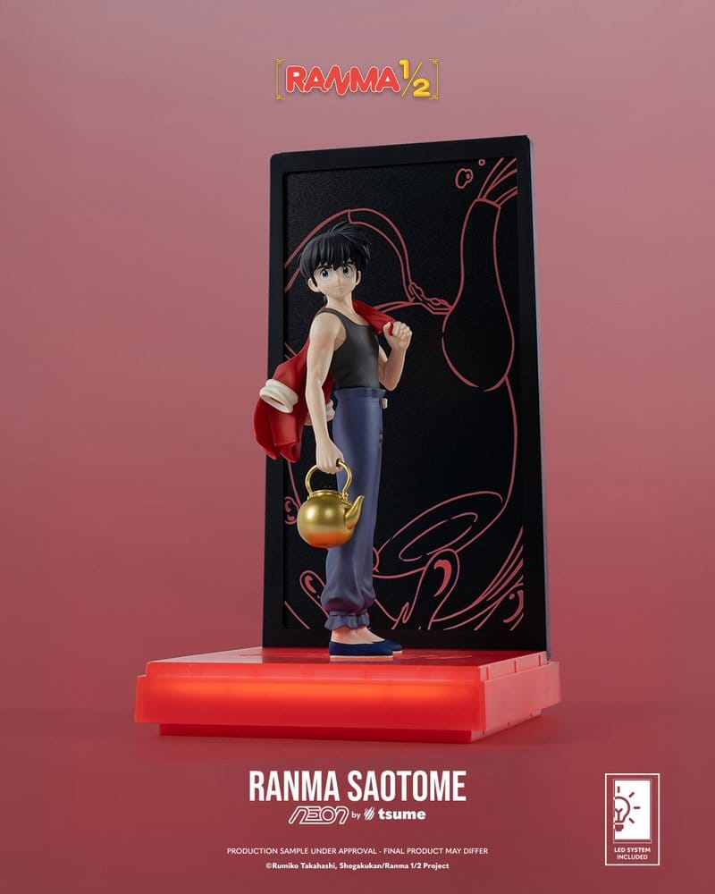 Ranma figurine 1/9 Neon Ranma Saotome Boy 20 cm