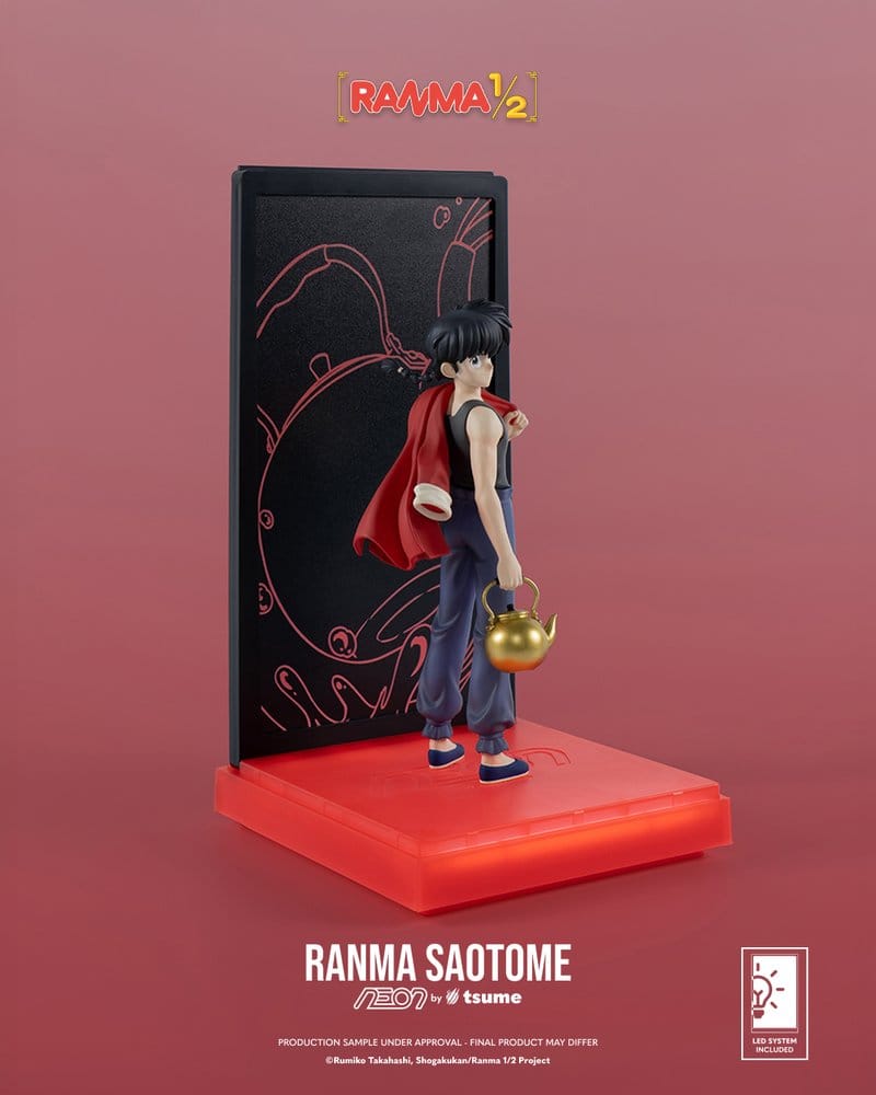 Ranma figurine 1/9 Neon Ranma Saotome Boy 20 cm