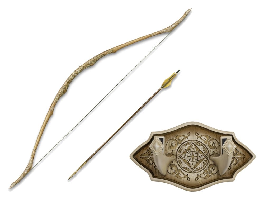 Le Seigneur des Anneaux réplique 1/1 Arc de Legolas Lothlorien avec flèche 97 cm