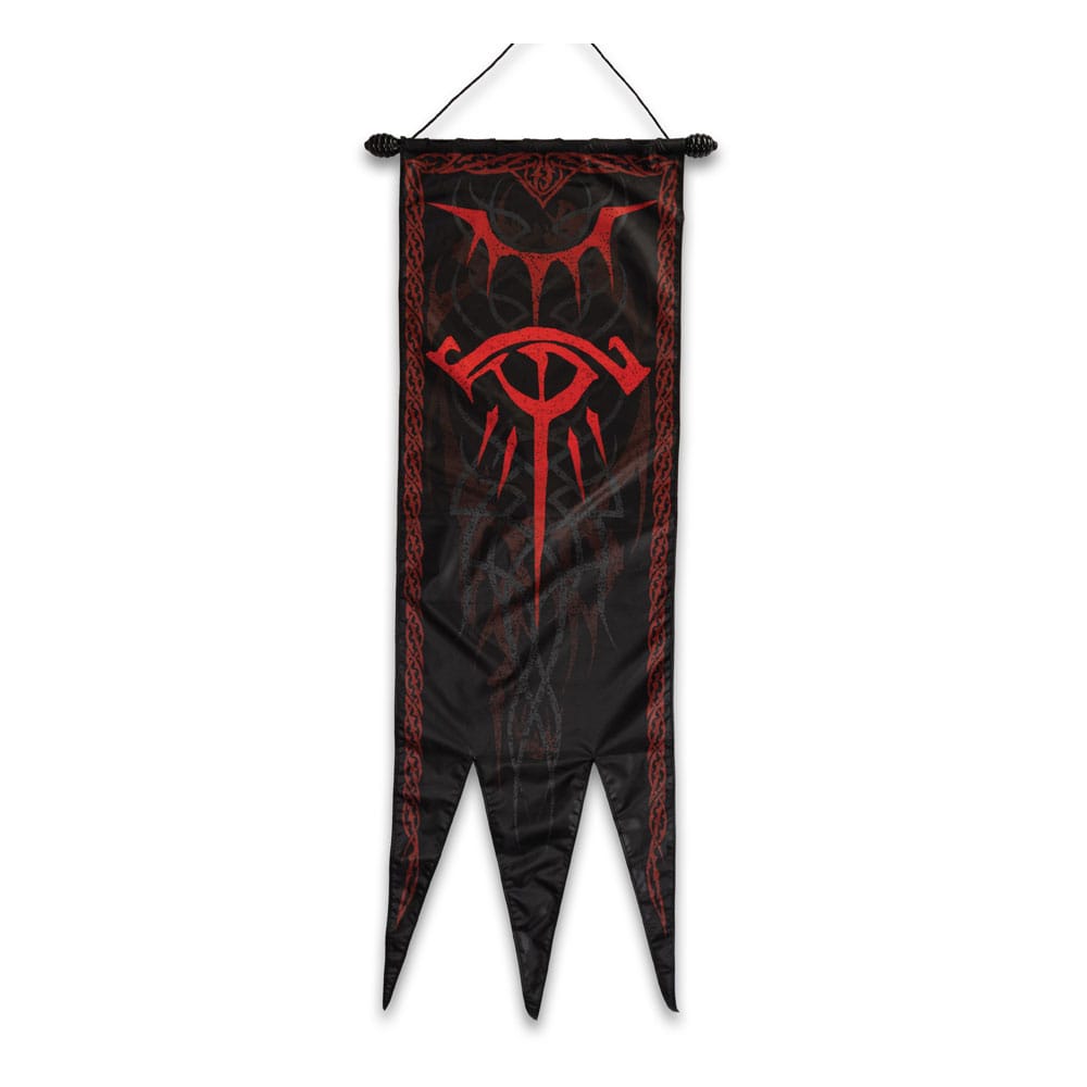 Le Seigneur des Anneaux réplique 1/1 Bannière de guerre du Sauron 140 cm