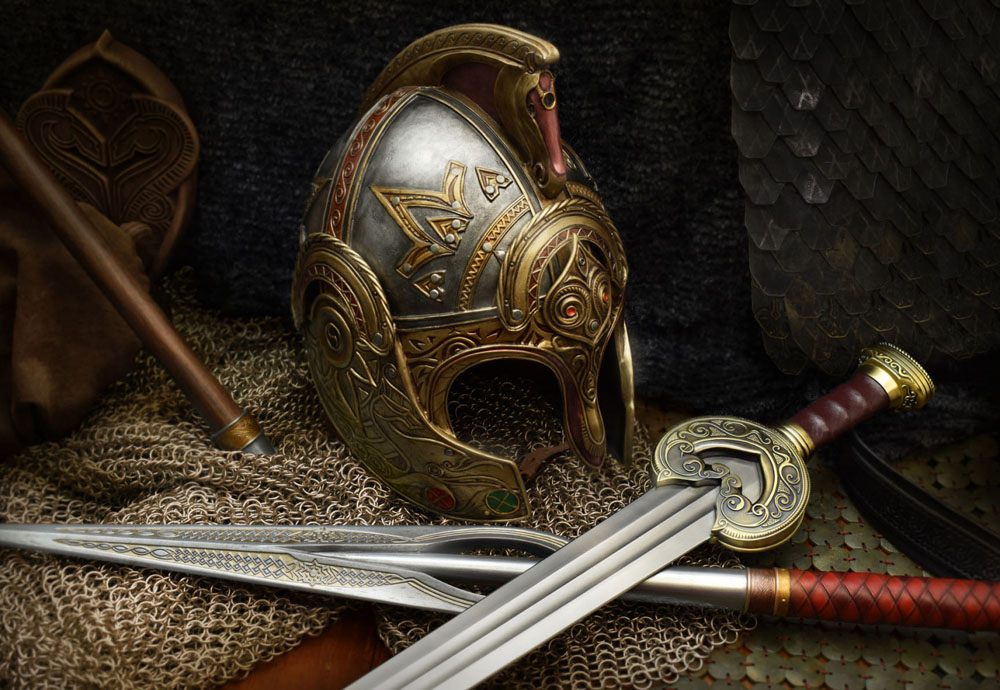 Le Seigneur des Anneaux réplique 1/1 casque Théoden