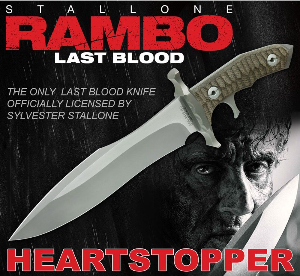Rambo: Last Blood réplique 1/1 couteau Heartstopper 38 cm