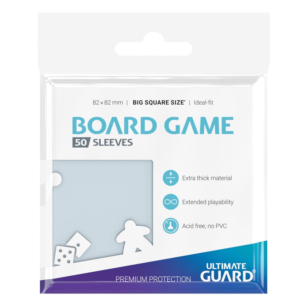 Ultimate Guard 50 pochettes Premium Soft Sleeves jeux de plateau au format grand carré