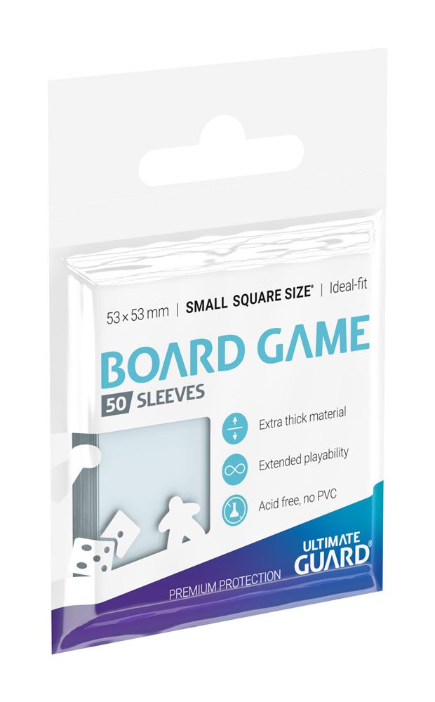 Ultimate Guard 50 pochettes Premium Sleeves jeux de plateau au format petit carré