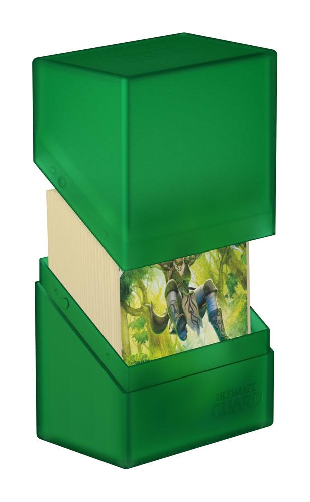 Ultimate Guard Boulder Deck Case 60+ taille standard Emerald