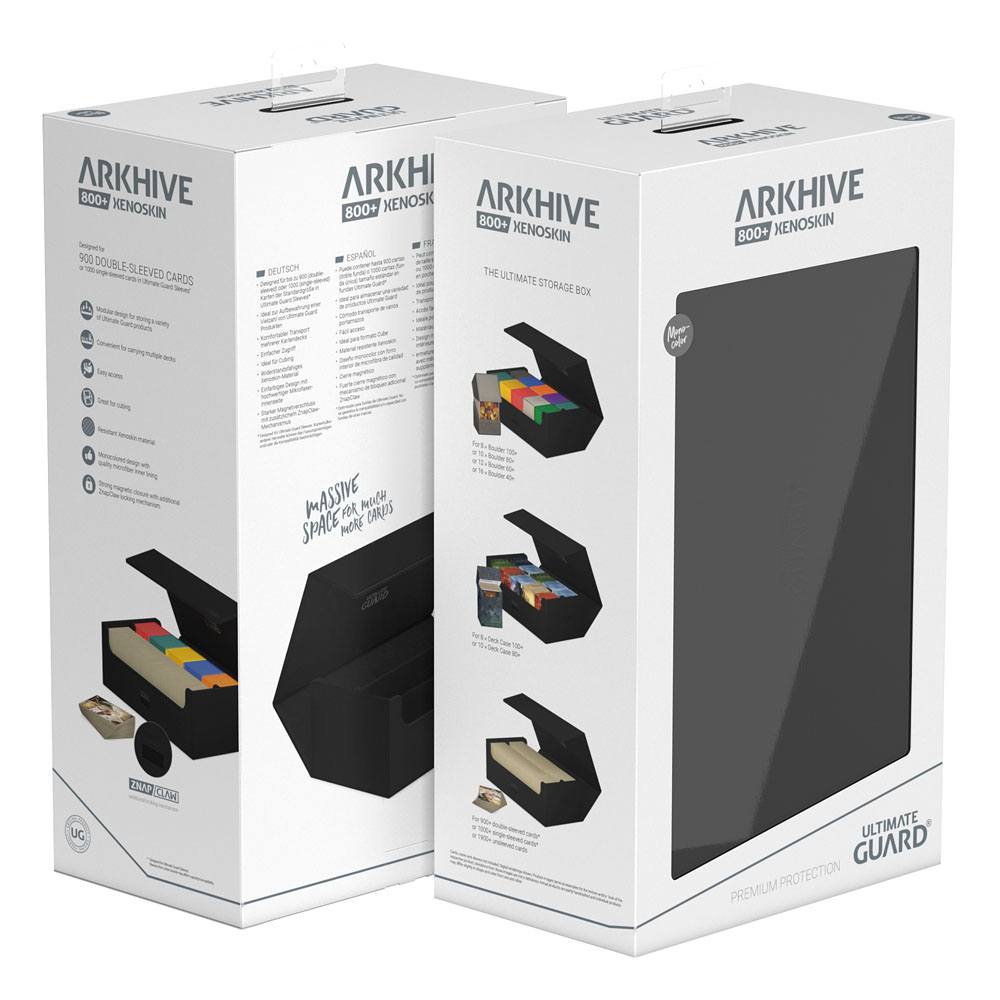 Ultimate Guard Arkhive 800+ XenoSkin Monocolor Noir