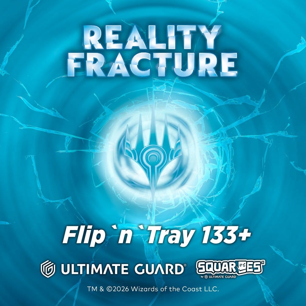 Ultimate Guard Flip'n'Tray 133+ Xenoskin Magic: The Gathering "Reality Fracture" - Blue Uncommon / Green Uncommon