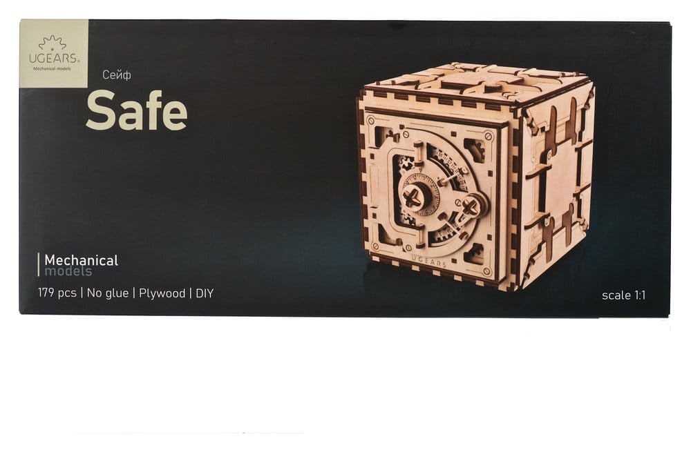Ugears puzzle en bois 3D Coffre-fort