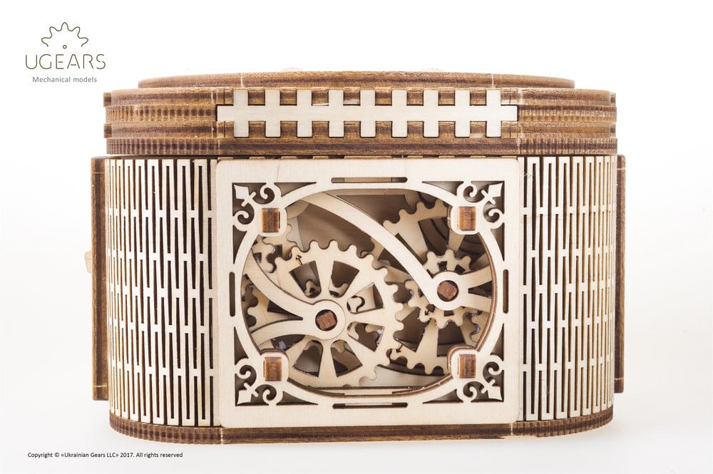 Ugears puzzle en bois 3D Boîte à trésor