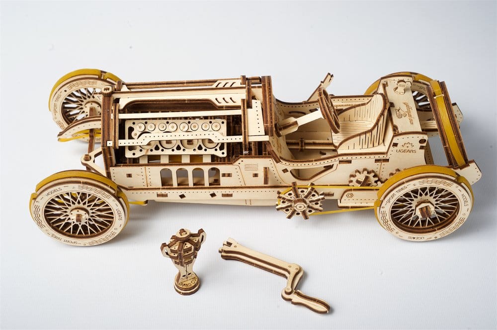 Ugears puzzle en bois 3D Voiture Grand Prix U-9