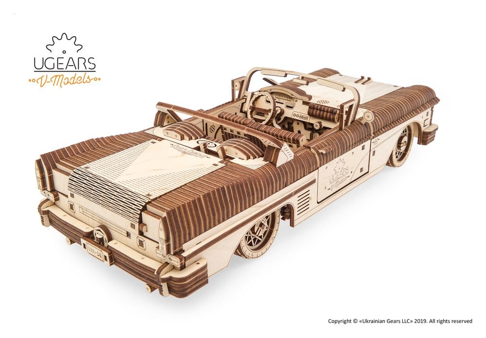 Ugears puzzle en bois 3D Cabriolet Dream VM-05