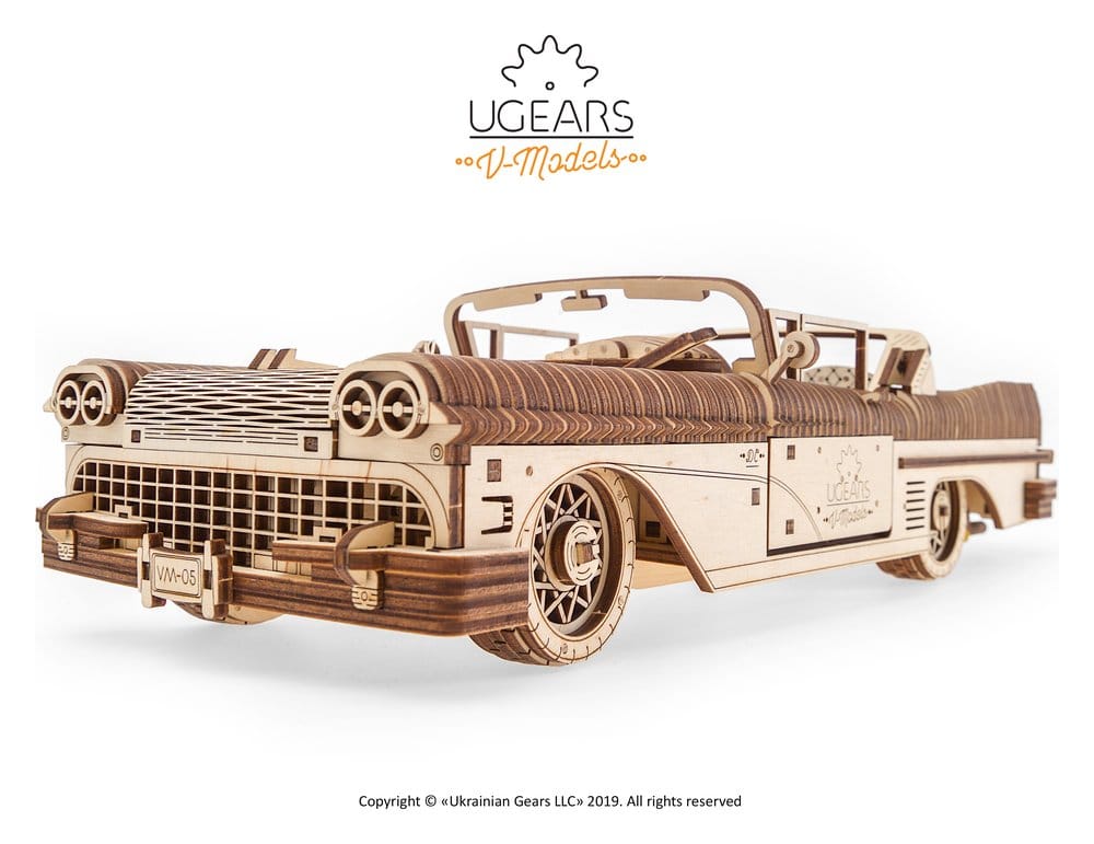 Ugears puzzle en bois 3D Cabriolet Dream VM-05