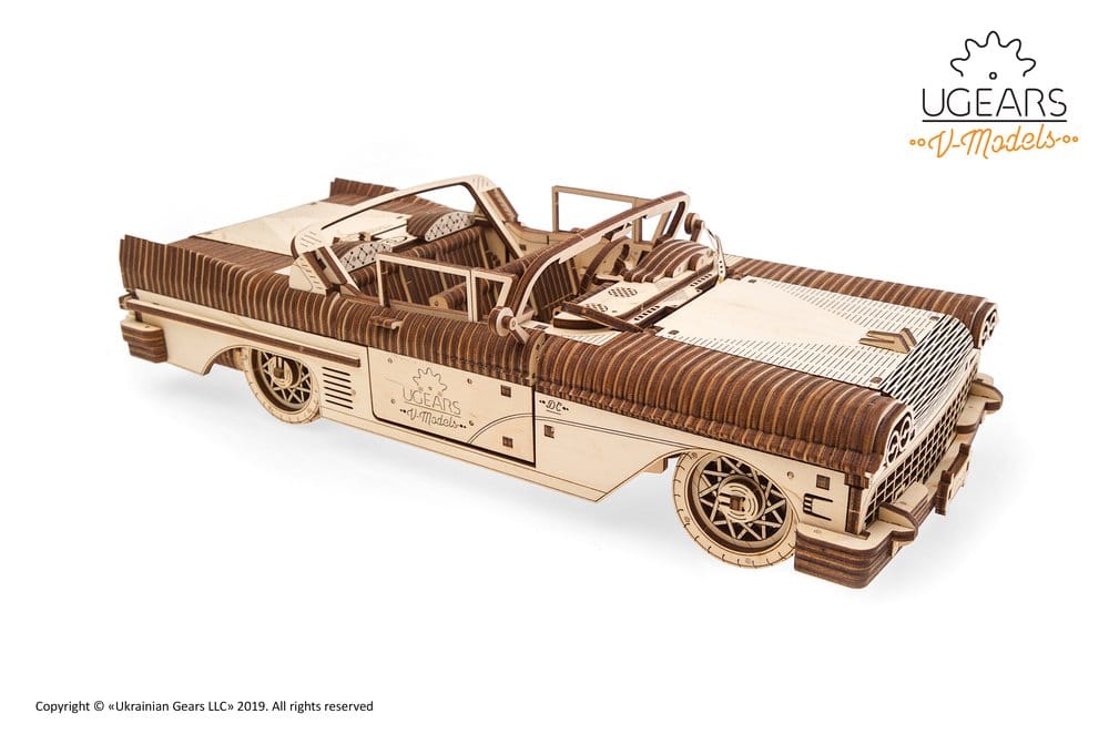 Ugears puzzle en bois 3D Cabriolet Dream VM-05