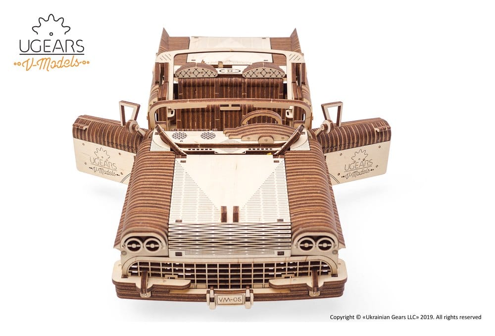 Ugears puzzle en bois 3D Cabriolet Dream VM-05