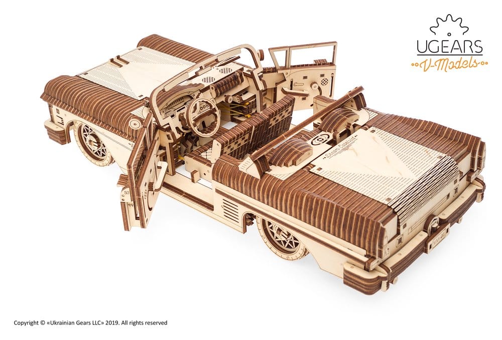Ugears puzzle en bois 3D Cabriolet Dream VM-05